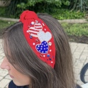  Red White & Blue Heart Headband | Beaded Patriotic Headband | USA Hair Accessories | July 4th Headband | Independence Day Headband | Patriotic Themed Gifts | Patriotic Teacher Headband |4th of July