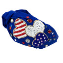  Red White & Blue Heart Headband | Beaded Patriotic Headband | USA Hair Accessories | July 4th Headband | Independence Day Headband | Patriotic Themed Gifts | Patriotic Teacher Headband |4th of July