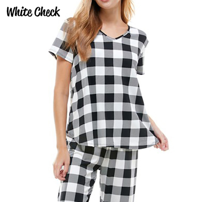 Festive Check Pajamas| S-L