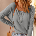 Gray 2X Collins Waffle Henley| S-2XL