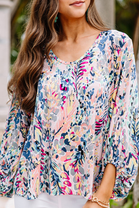 Botanical Print Blouse| S-XL