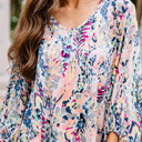  Botanical Print Blouse| S-XL