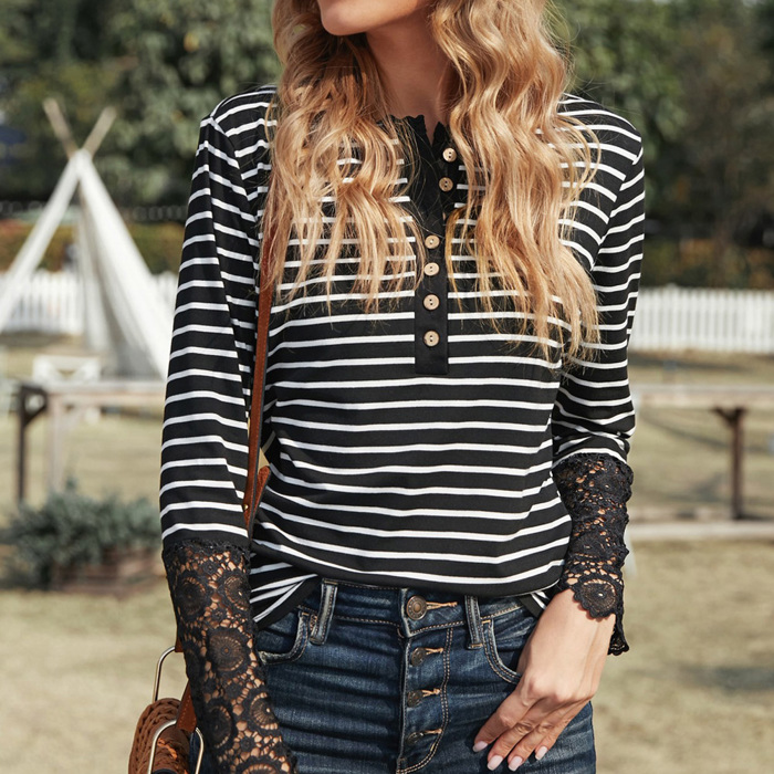 Stevie Striped Top| S-2XL