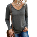 Gray Small Basic Fall Tee| S-2XL