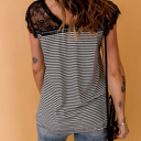  Hollis Lace Trim Top| S-2XL