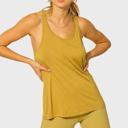 Small Gold Lime Racerback Workout Tank