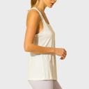Small Ivory Racerback Workout Tank