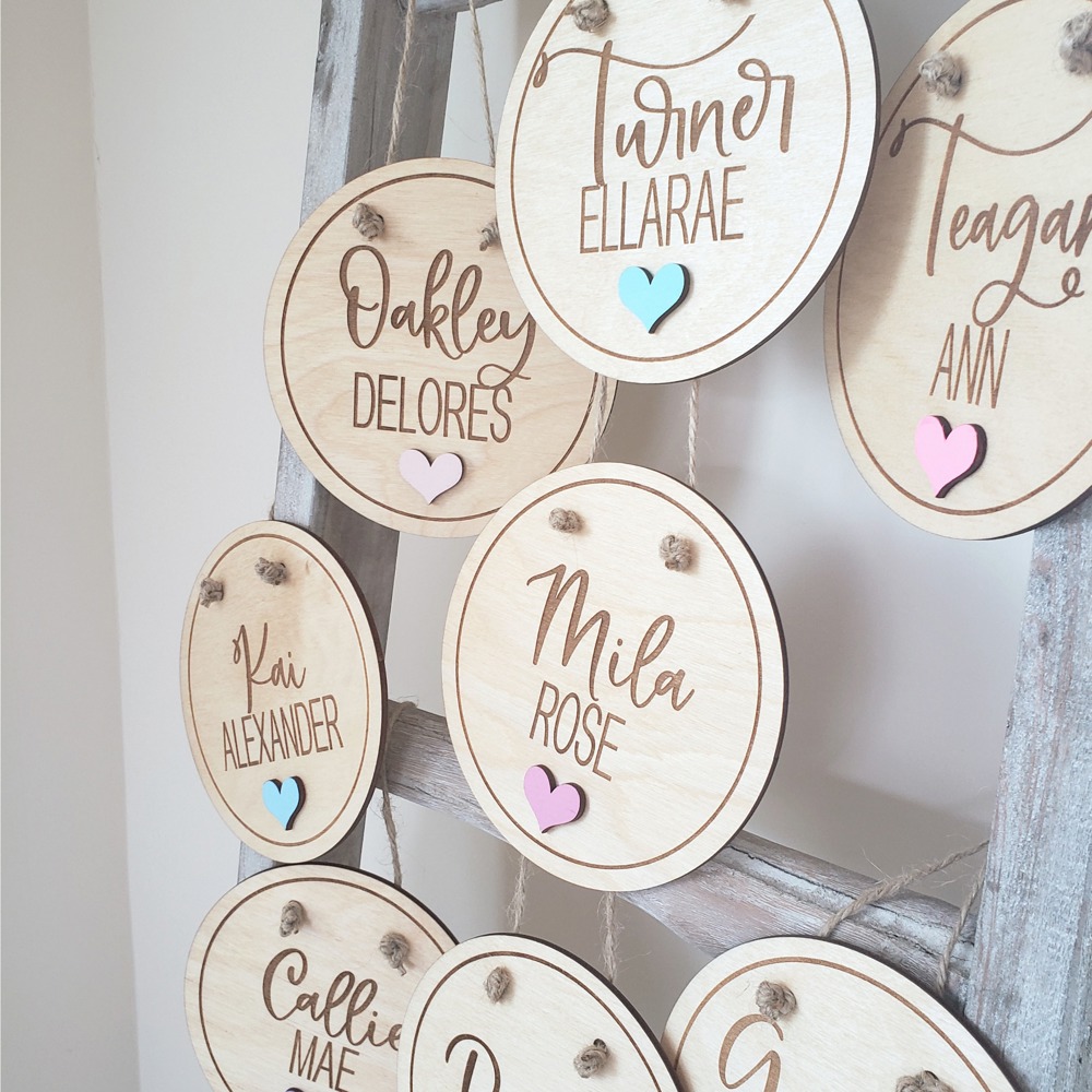 Personalized Nursery Door Hanger