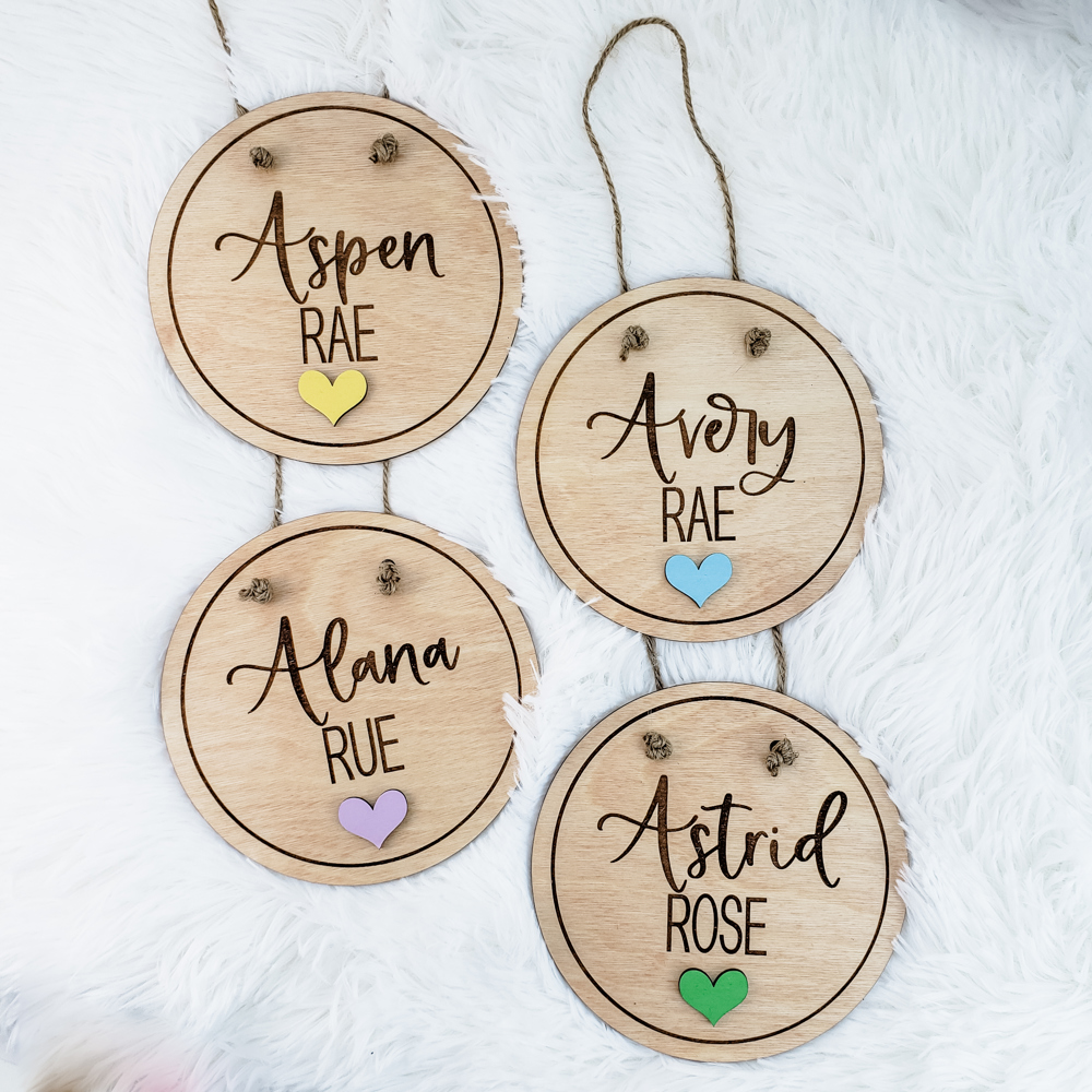 Personalized Nursery Door Hanger