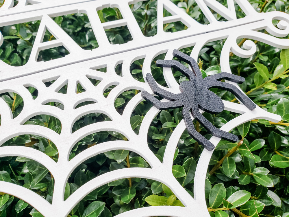 Halloween Spider Web Door Hanger