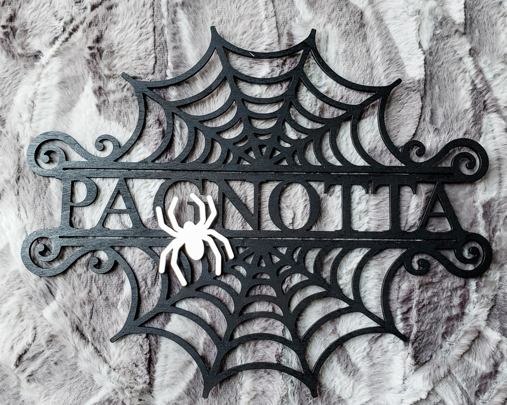 Halloween Spider Web Door Hanger