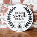  Home Sweet Home Address Sign