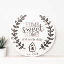  Home Sweet Home Address Sign