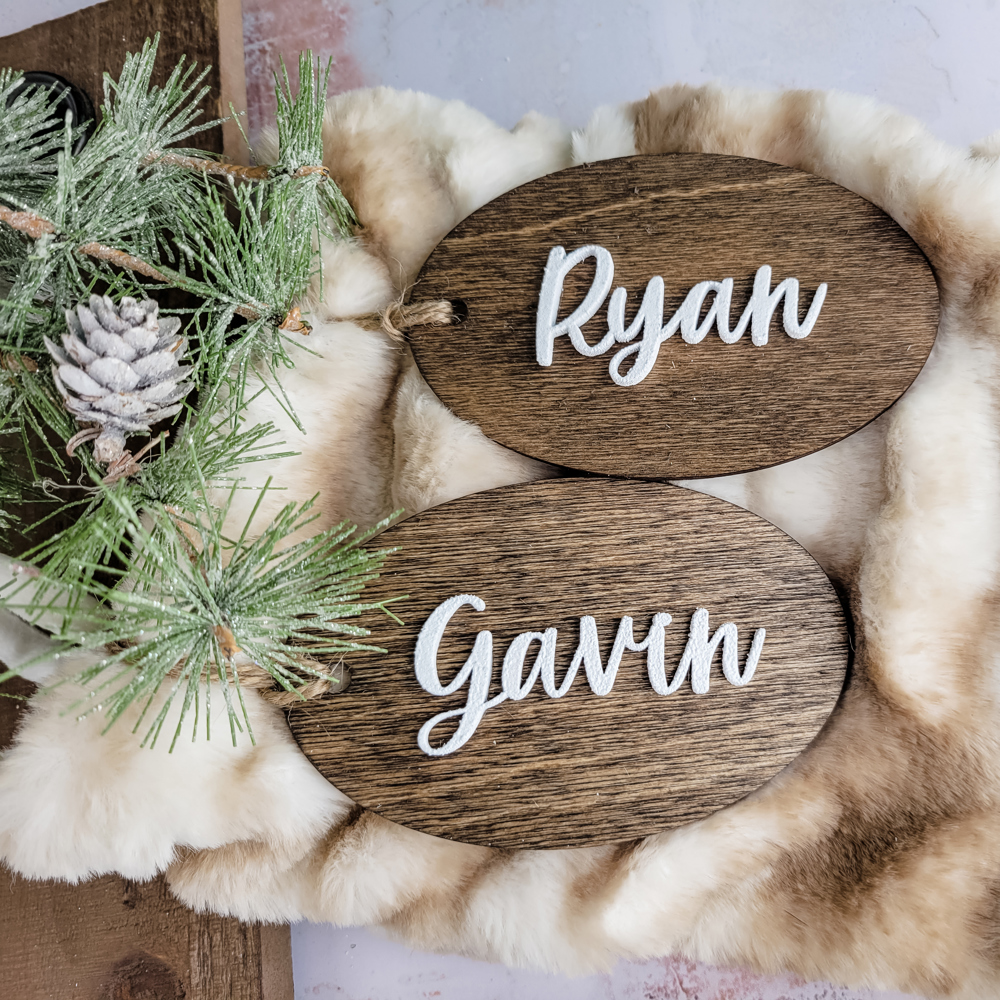 Personalized Stocking Name Tags