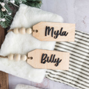  Beaded Stocking Name Tag