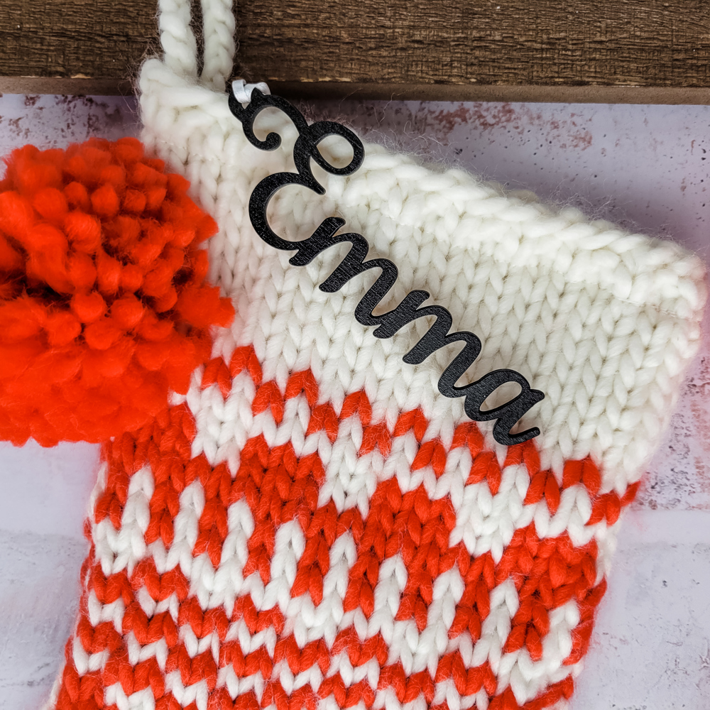 Personalized Stocking Name Tags