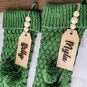  Beaded Stocking Name Tag