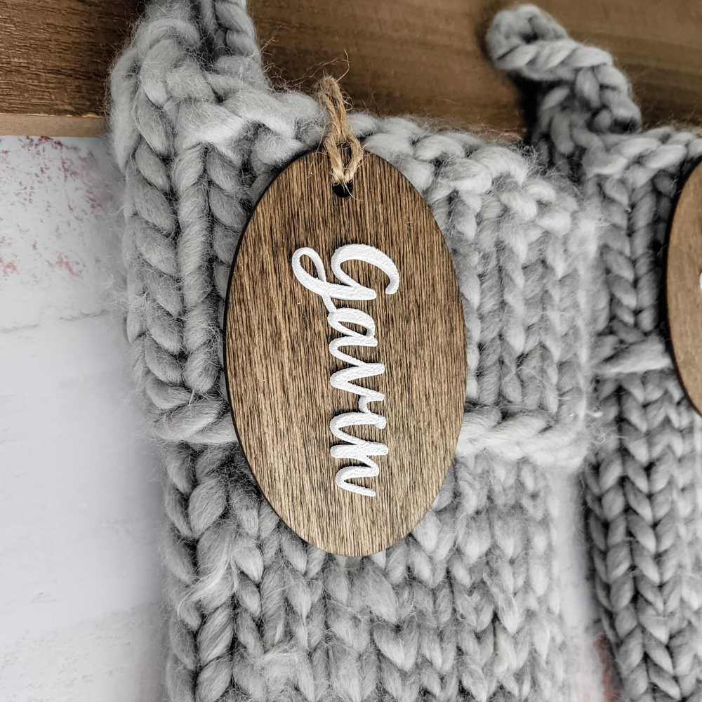 Personalized Stocking Name Tags