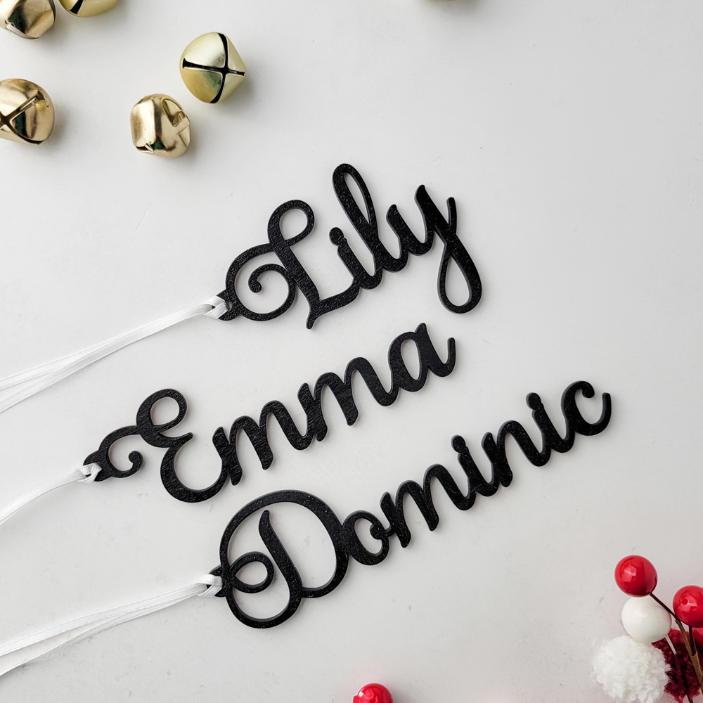 Personalized Stocking Name Tags