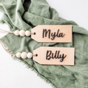  Beaded Stocking Name Tag