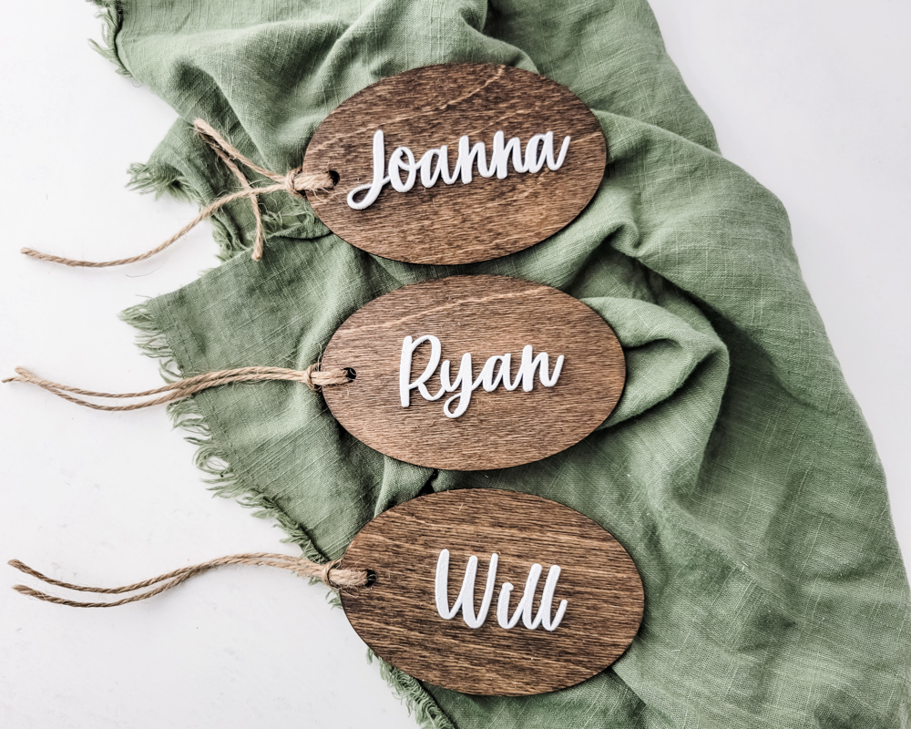 Personalized Stocking Name Tags