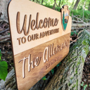  Welcome to Our Adventure National Park Themed Sign