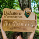  Welcome to Our Adventure National Park Themed Sign