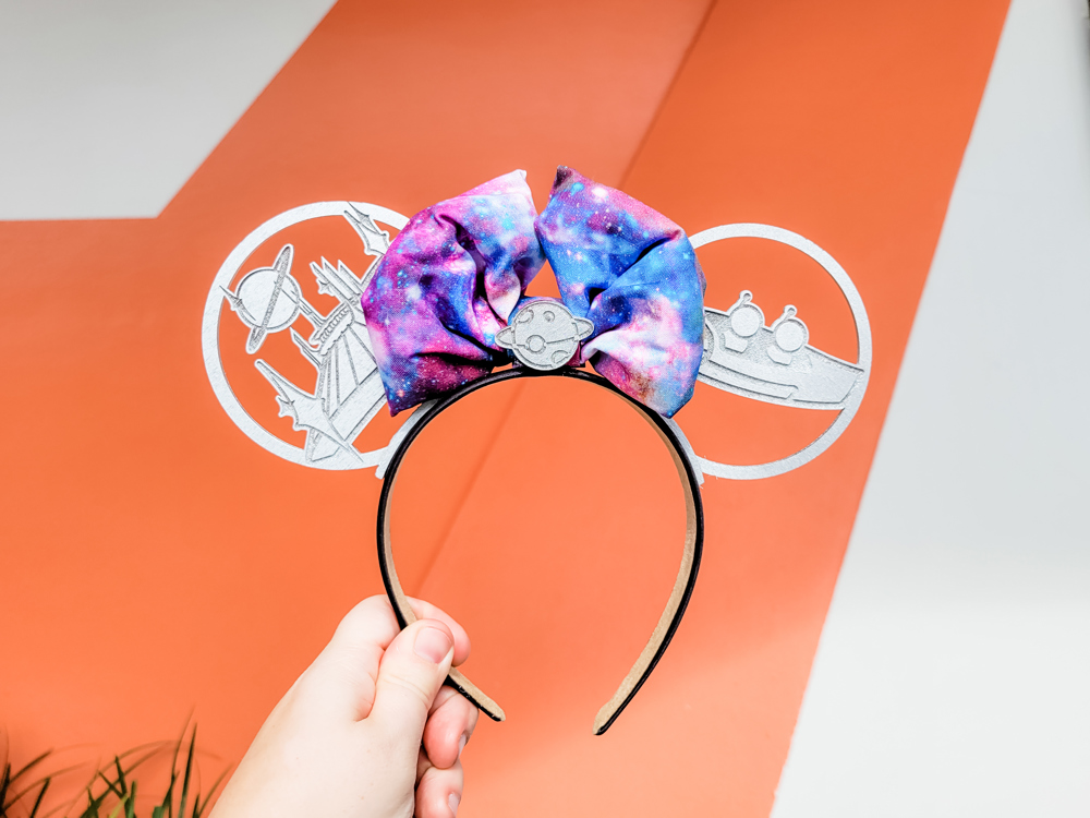 Space Mountain Ears Minnie Ears Headband