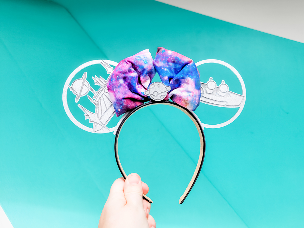 Space Mountain Ears Minnie Ears Headband