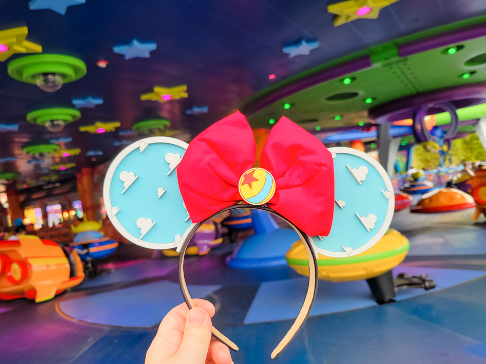 Andy's Wallpaper Minnie Ears Headband, Toy Story Inspired