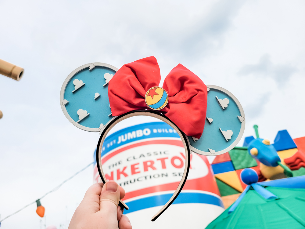 Andy's Wallpaper Minnie Ears Headband, Toy Story Inspired