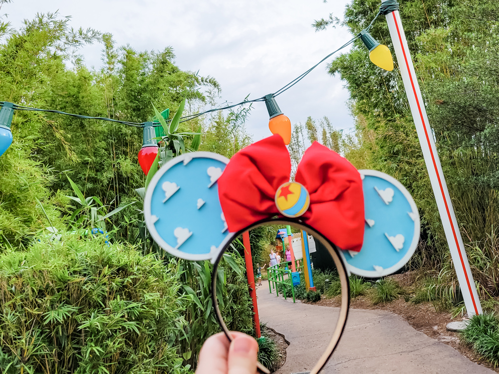 Andy's Wallpaper Minnie Ears Headband, Toy Story Inspired