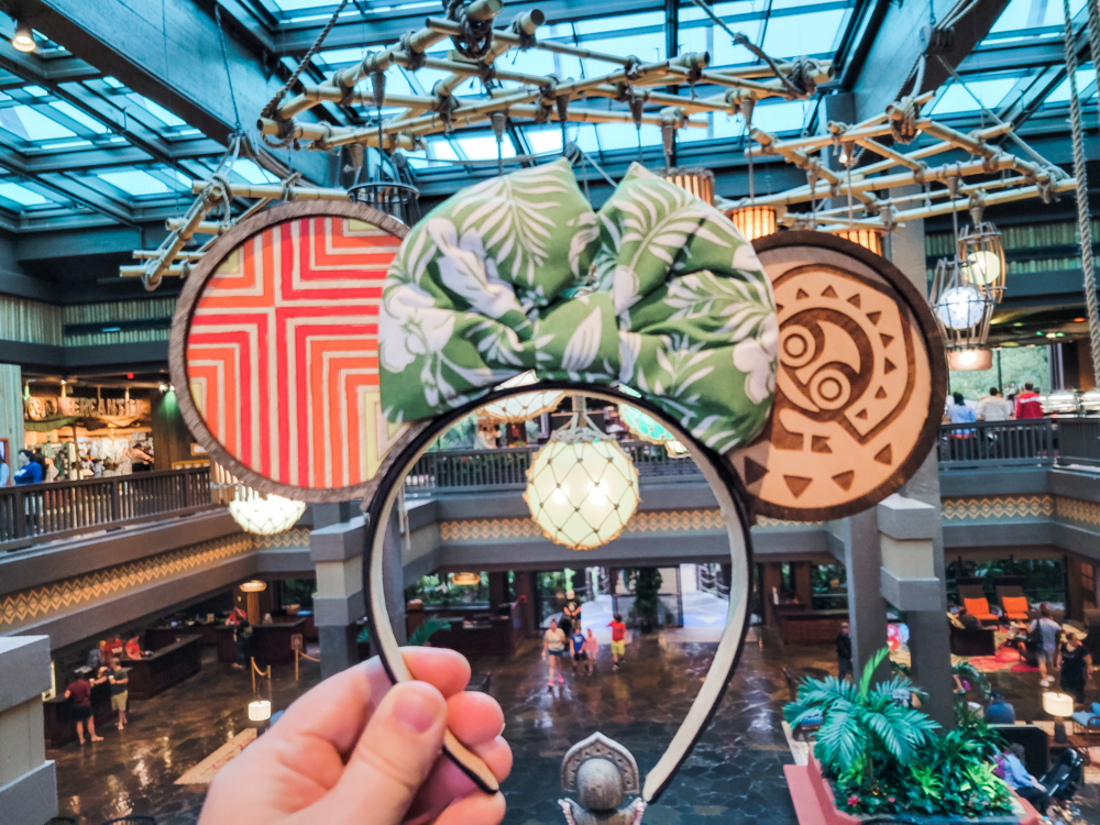 Polynesian Minnie Ears