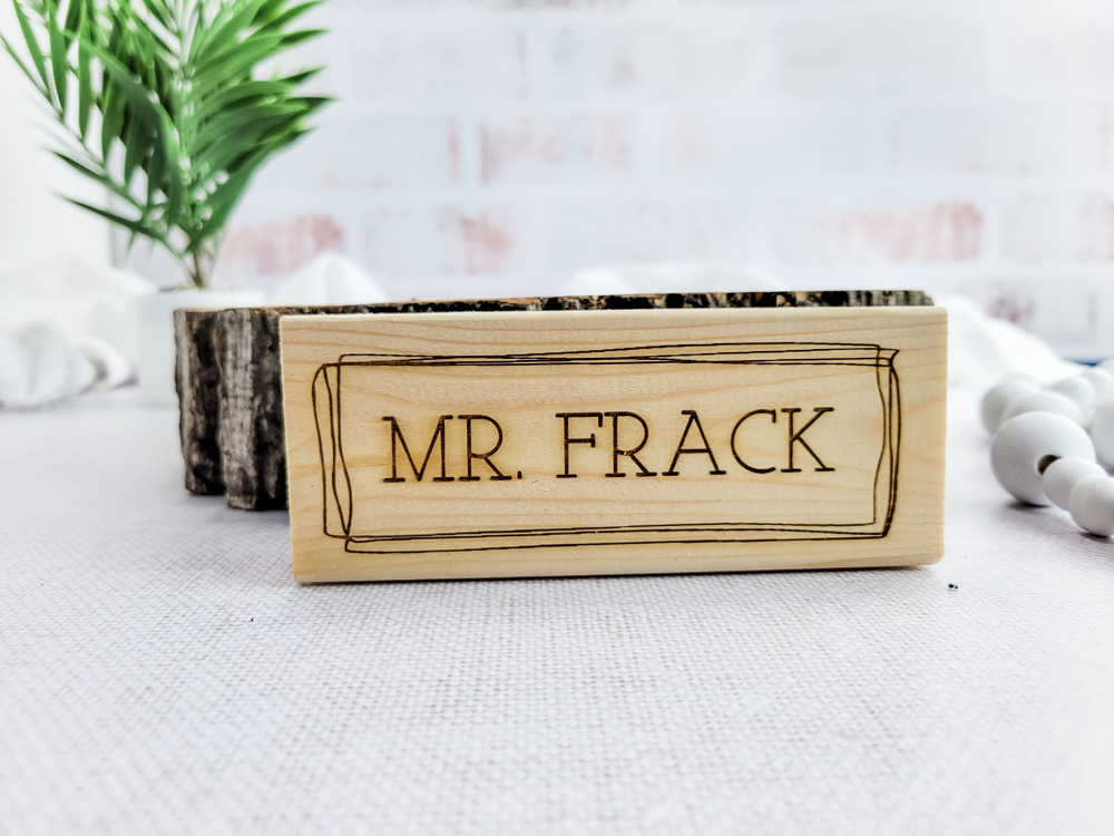 Personalized Dry Eraser, Teacher Gift