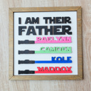  I am your Father Sign, Nerdy Dad Gift, Lightsaber Sign