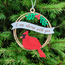  "I am always with you" Cardinal Memorial Ornament