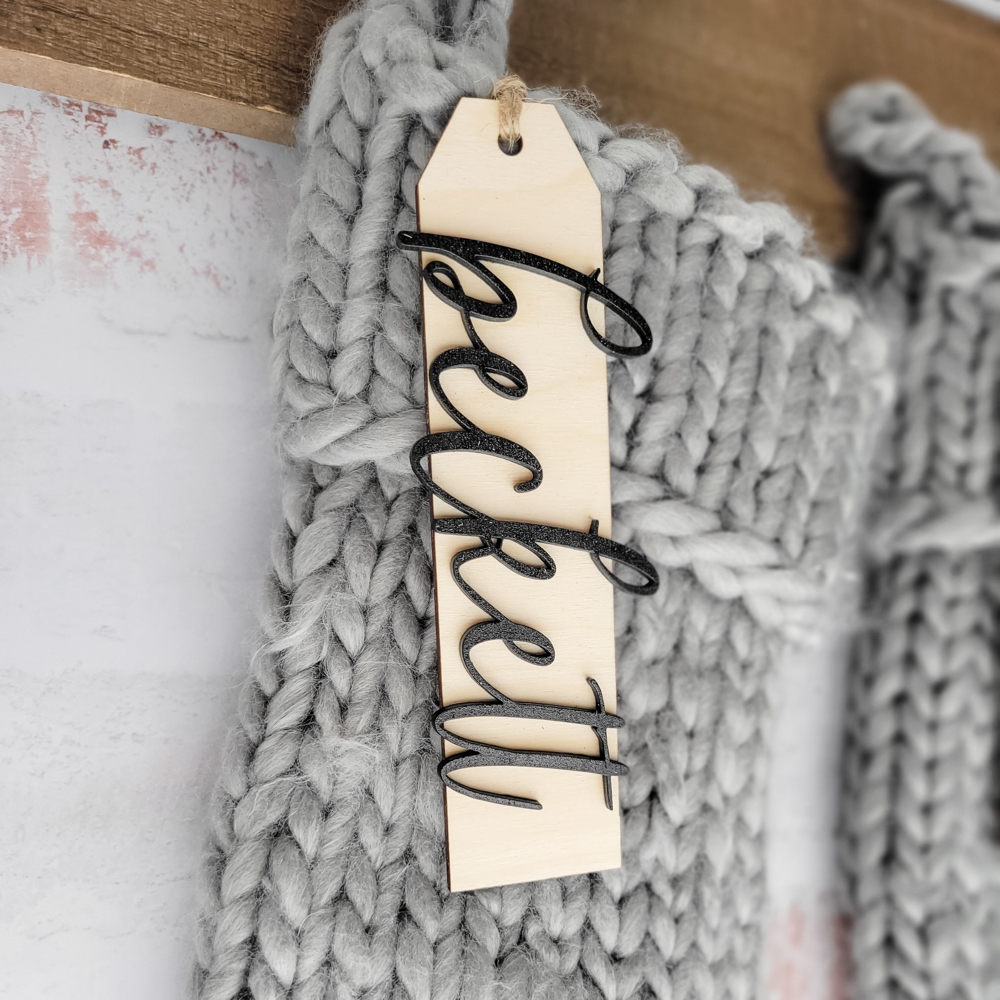 Personalized Stocking Name Tags