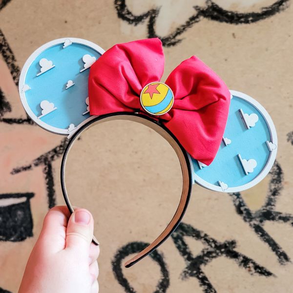 Andy's Wallpaper Minnie Ears Headband, Toy Story Inspired