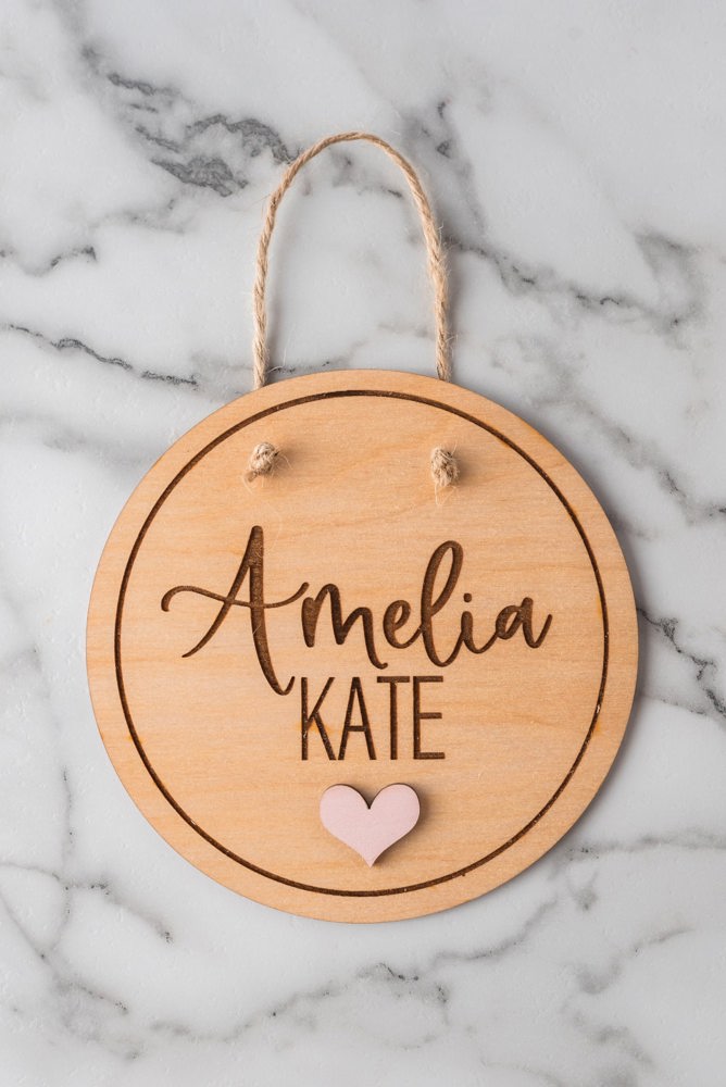 Personalized Nursery Door Hanger