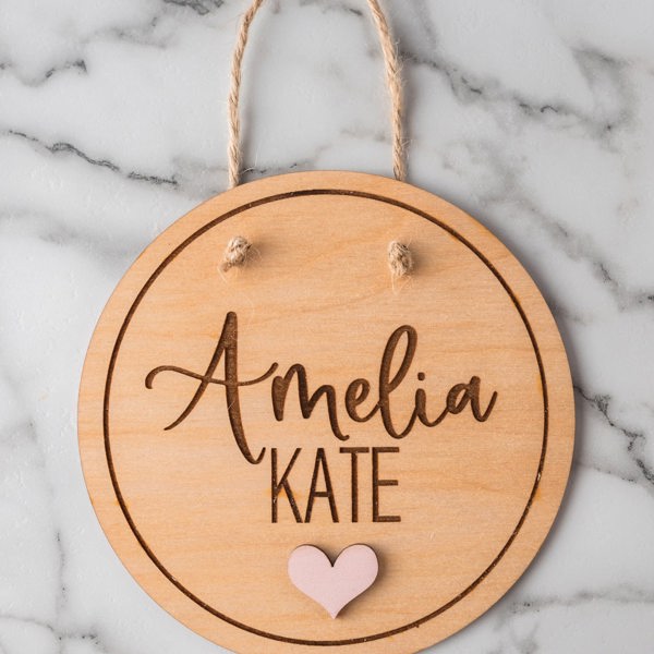 Personalized Nursery Door Hanger