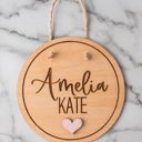  Personalized Nursery Door Hanger