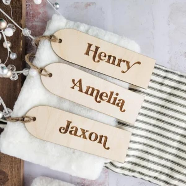 Stocking Name Tags