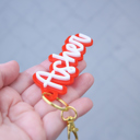  Personalized Name Acrylic Keychain Bag Tag 