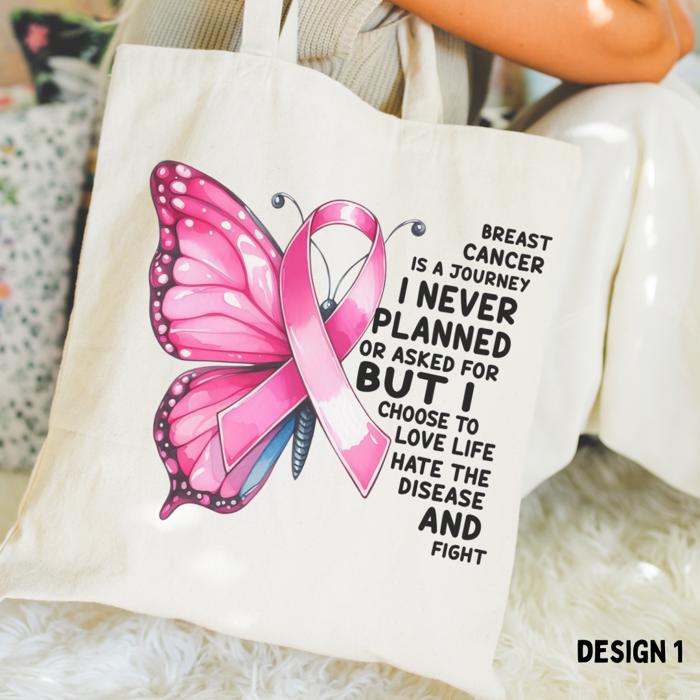 Breast Cancer Fighter Tote Bag