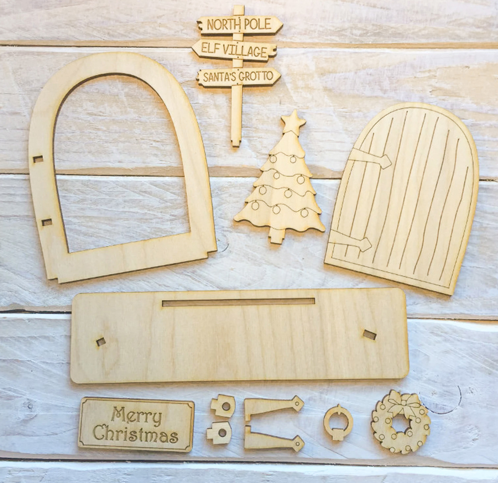 DIY Elf Door Kit for Christmas