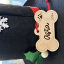  Cat or Dog Personalized Engraved Wooden Christmas Ornament 