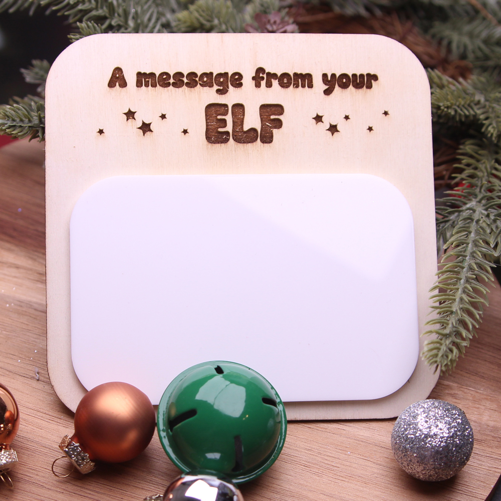 Personalized Elf Message White Board