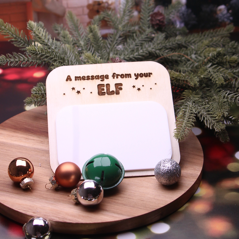 Personalized Elf Message White Board