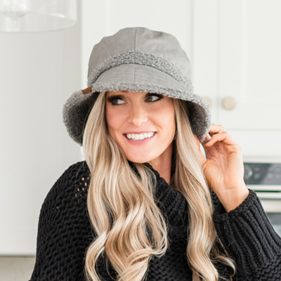 C.C® Sherpa Accent Reversible Bucket Hats by Truly Contagious
