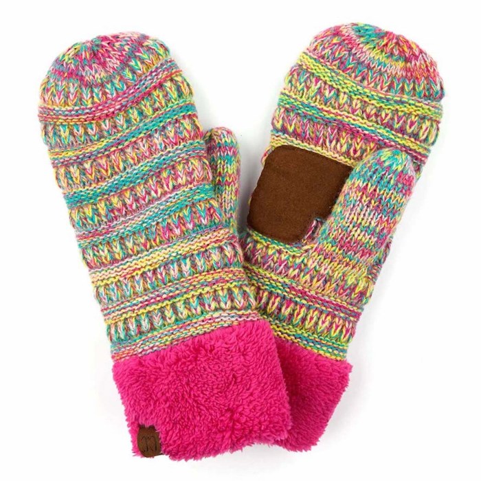 C.C® Crafted Multi Color Mittens by Truly Contagious
